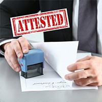 CERTIFICATE ATTESTATION